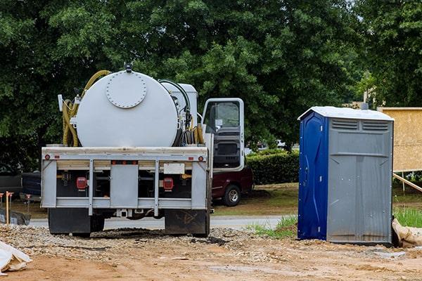 workers at Newhall Porta Potty Rental